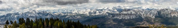Landscape photography Absaroka Mountains Montana Wyoming mountain snow