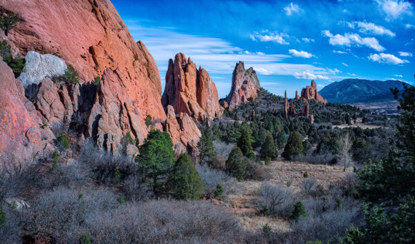 Pillars of the Gods Garden of the Gods mountains landscape photography Hasselblad X2d