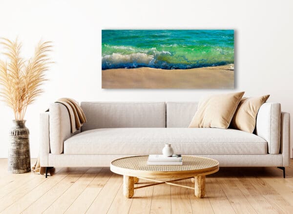Gulf Beach Waves Print