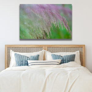 Purple Whispy Plant Print