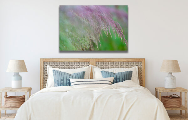 Purple Whispy Plant Print