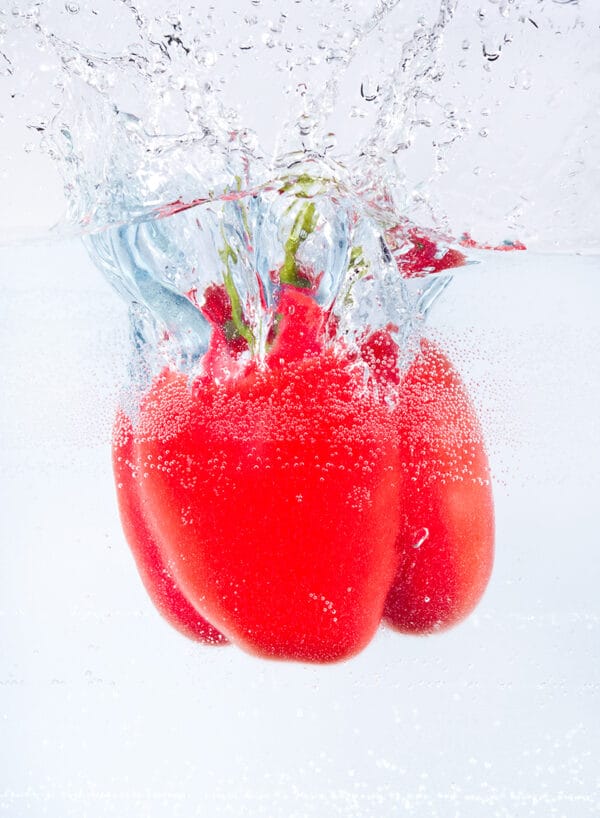 Splashes of Fruits fruit RedPepperWater GD Whalen Photography