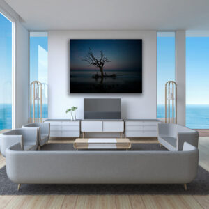 Home oversized acrylic office wall art StaryNighinJekyllRoom GD Whalen Photography