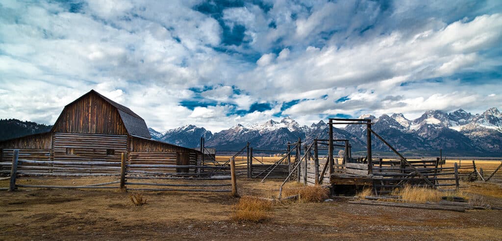 Western USA TetonBarnSky GD Whalen Photography