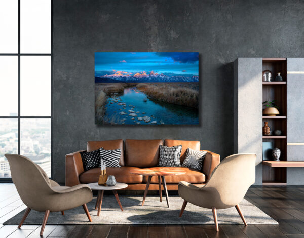 Teton Stream Print